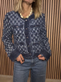 Veste "Place du Jour" tweed carreaux