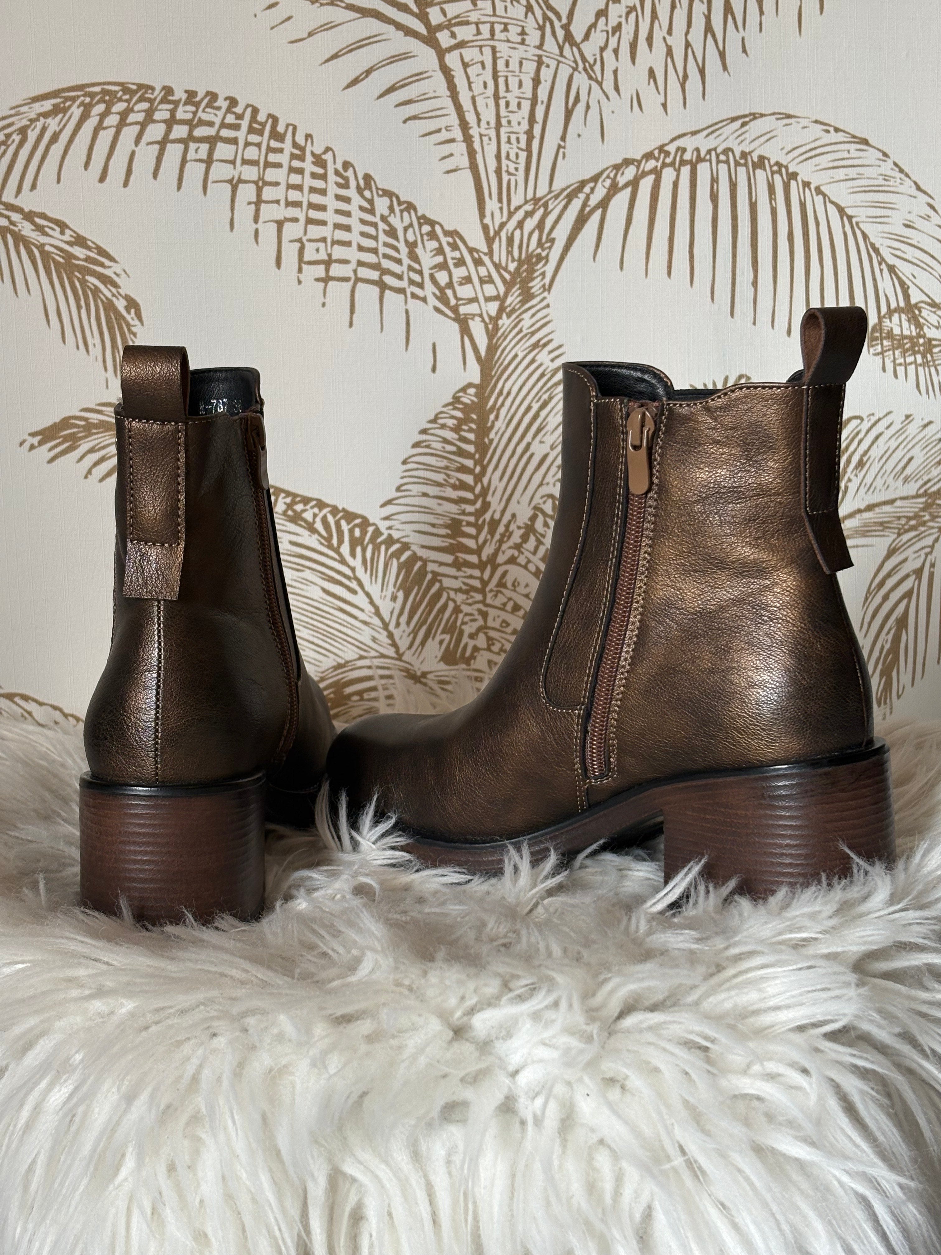 Bottines Bronze